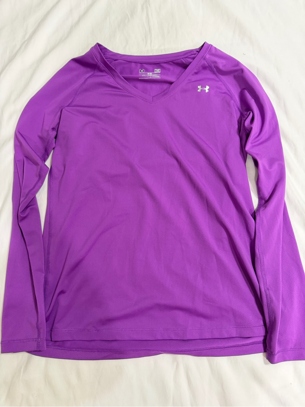 Under Armour Women’s Long Sleeve V-Neck Performance Top - Purple